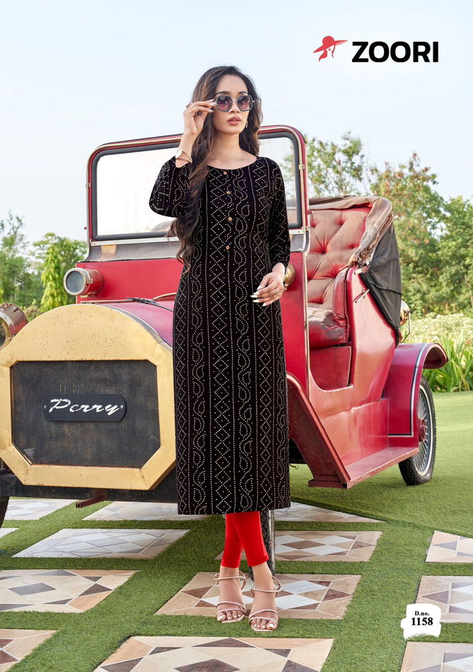 Akshara Vol 27 By Zoori Rayon Printed Kurtis Wholesale Shop In Surat